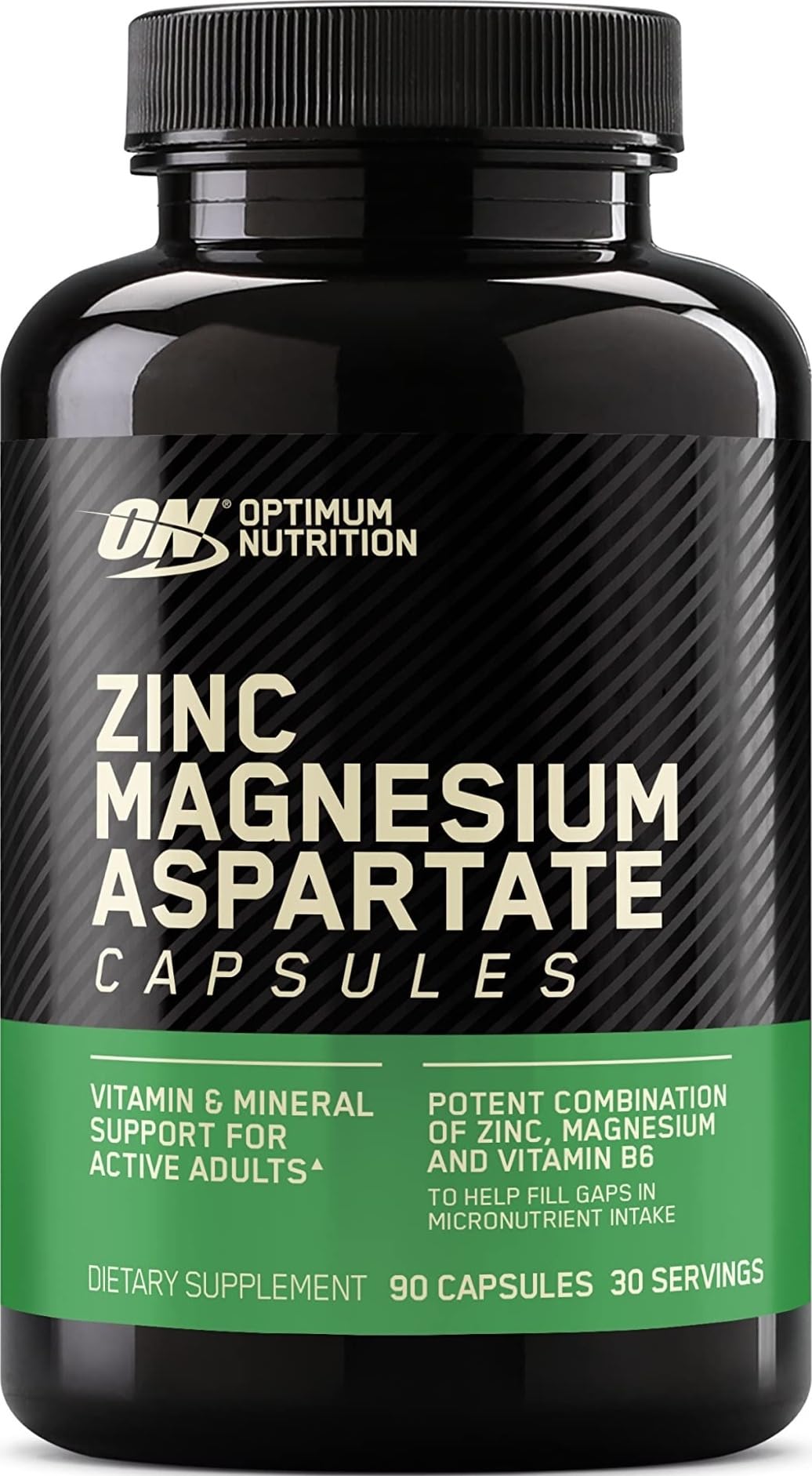 Optimum Nutrition Zinc and Magnesium Aspartate Recovery Supplement, 90 Ct 90 Count (Pack of 1) Supplement