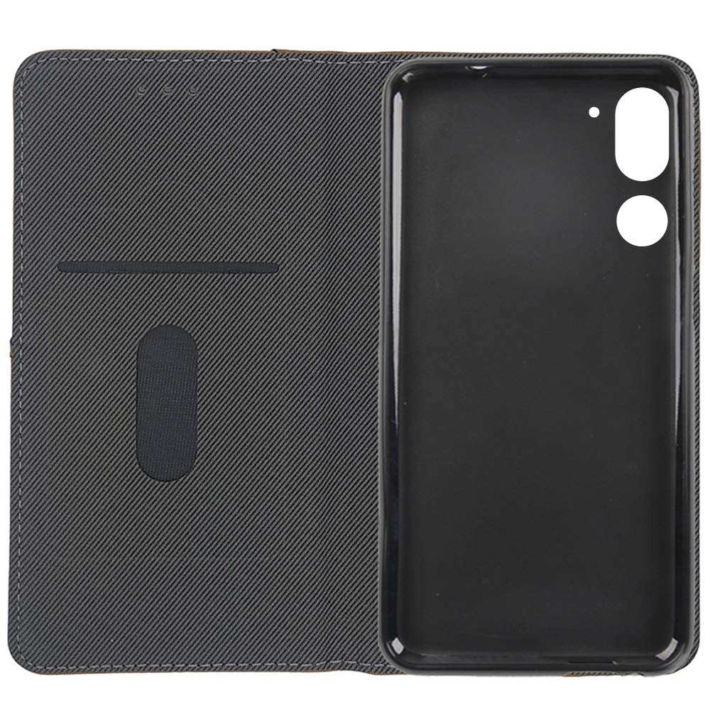 TienJueShi Dea Stand Portafoglio TPU Silicone in Pelle Cellulare Caso