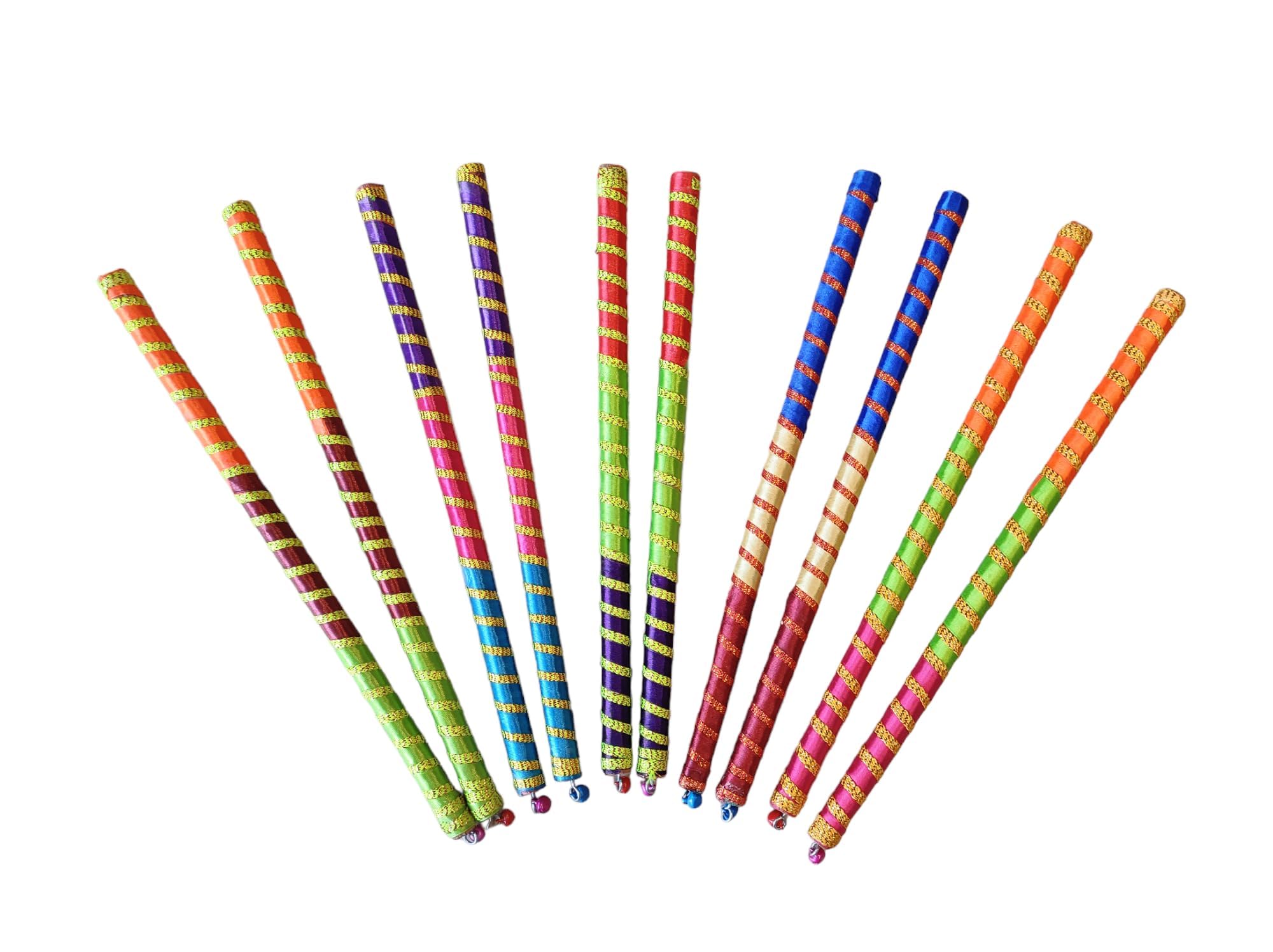 Dandiya Sticks Tricolor for Garba Dance/Dandiya Nights (20)-picture-28