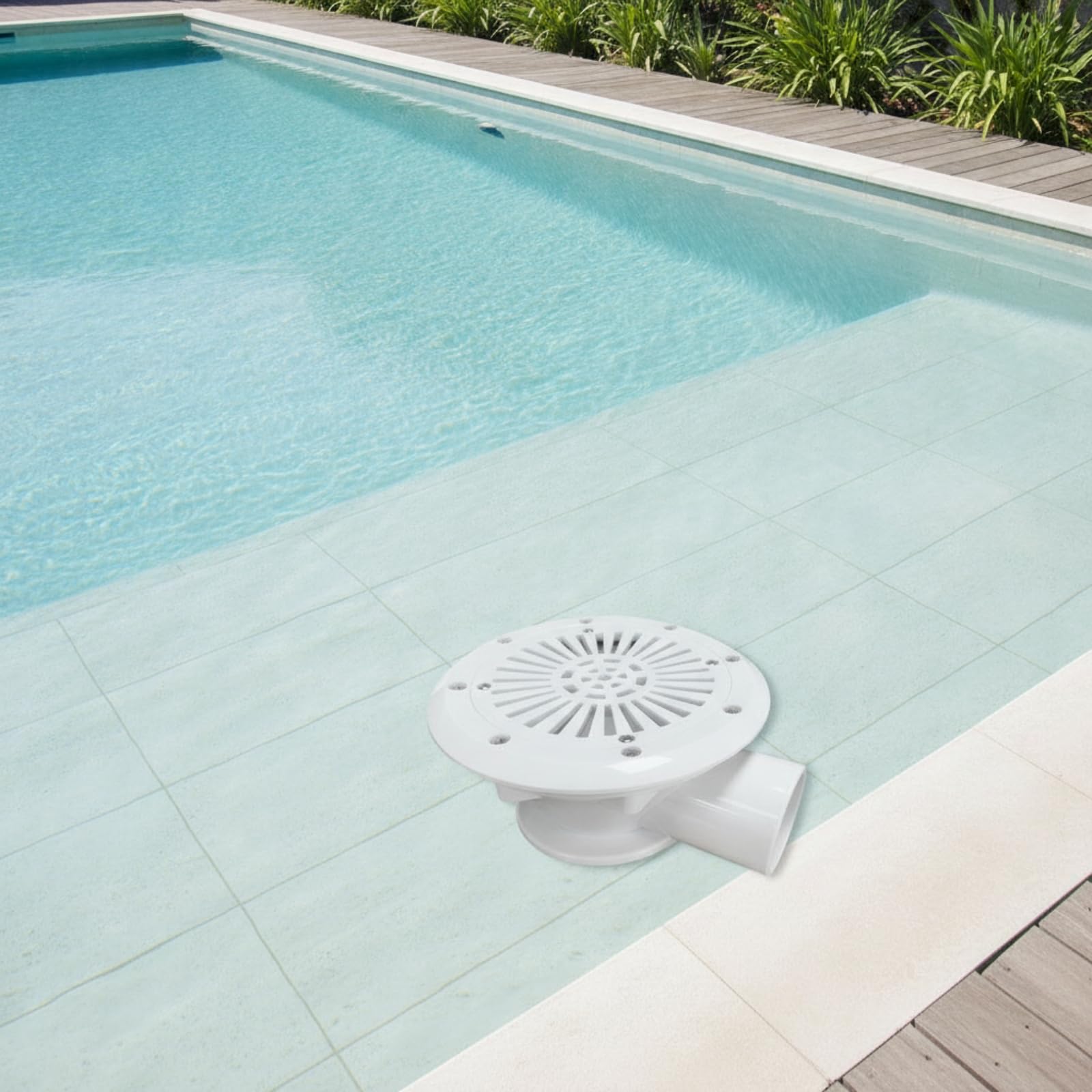 Tapa sagüe Piscina con Base smontable Eficiente