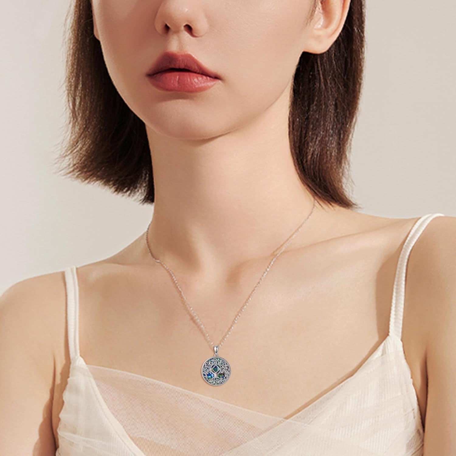 ONEFINITY NA Gift Necklace Sterling Silver Narcotics Anonymous Recovery Symbol Necklace Tree of Life NA Sobriety Pendant Jewelry for Women Gift - Image 6