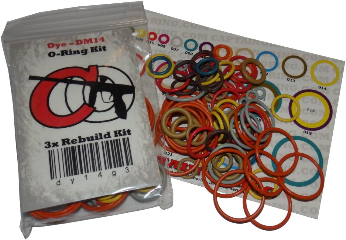 Proto PM6 / PM7 - Color Coded 3X Oring Rebuild Kit