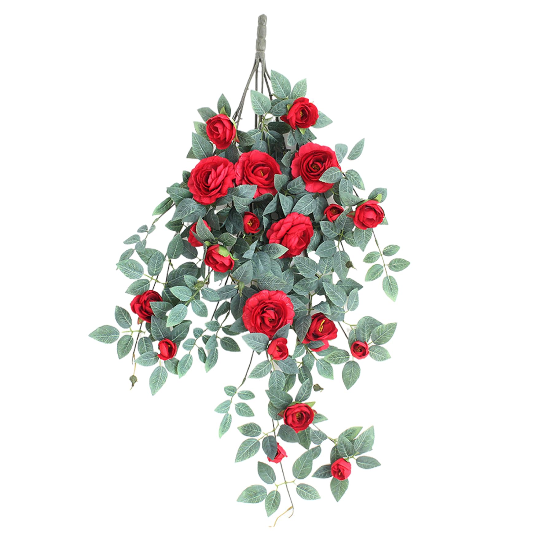 Fleurs artificielles pour décoration murale de fenêtre et couronne de printemps