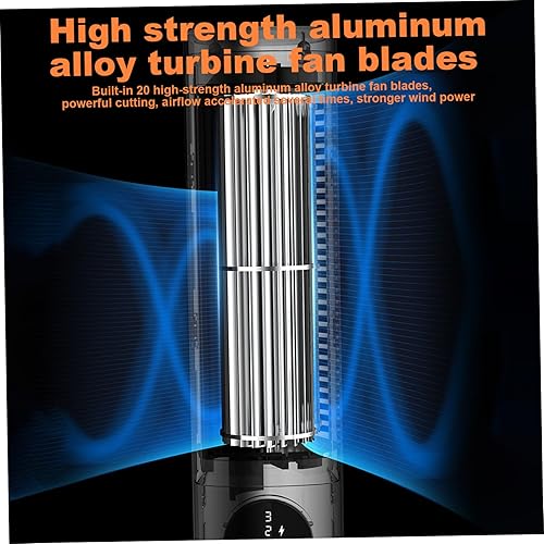 Miniatura 3 de Ventiladores de torre de 11.5 pulgadas, oscilantes, silenciosos, de 3 velocidades, ventilador de piso horizontal o vertical de 90, ventilador USB