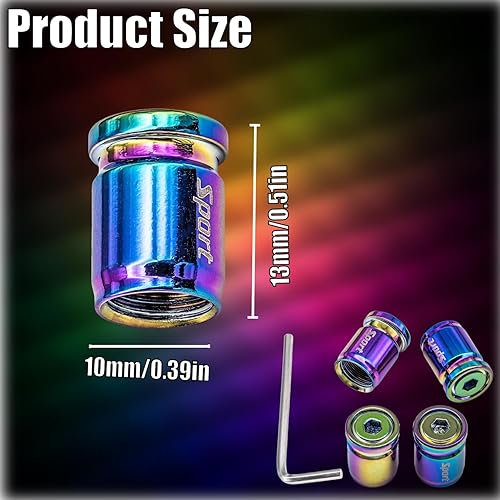 Vista 148 de Tapas de válvula de neumático, aleación de aluminio, anticorrosivas, a prueba de polvo, para automóviles, SUV, camiones, bicicletas, motocicletas