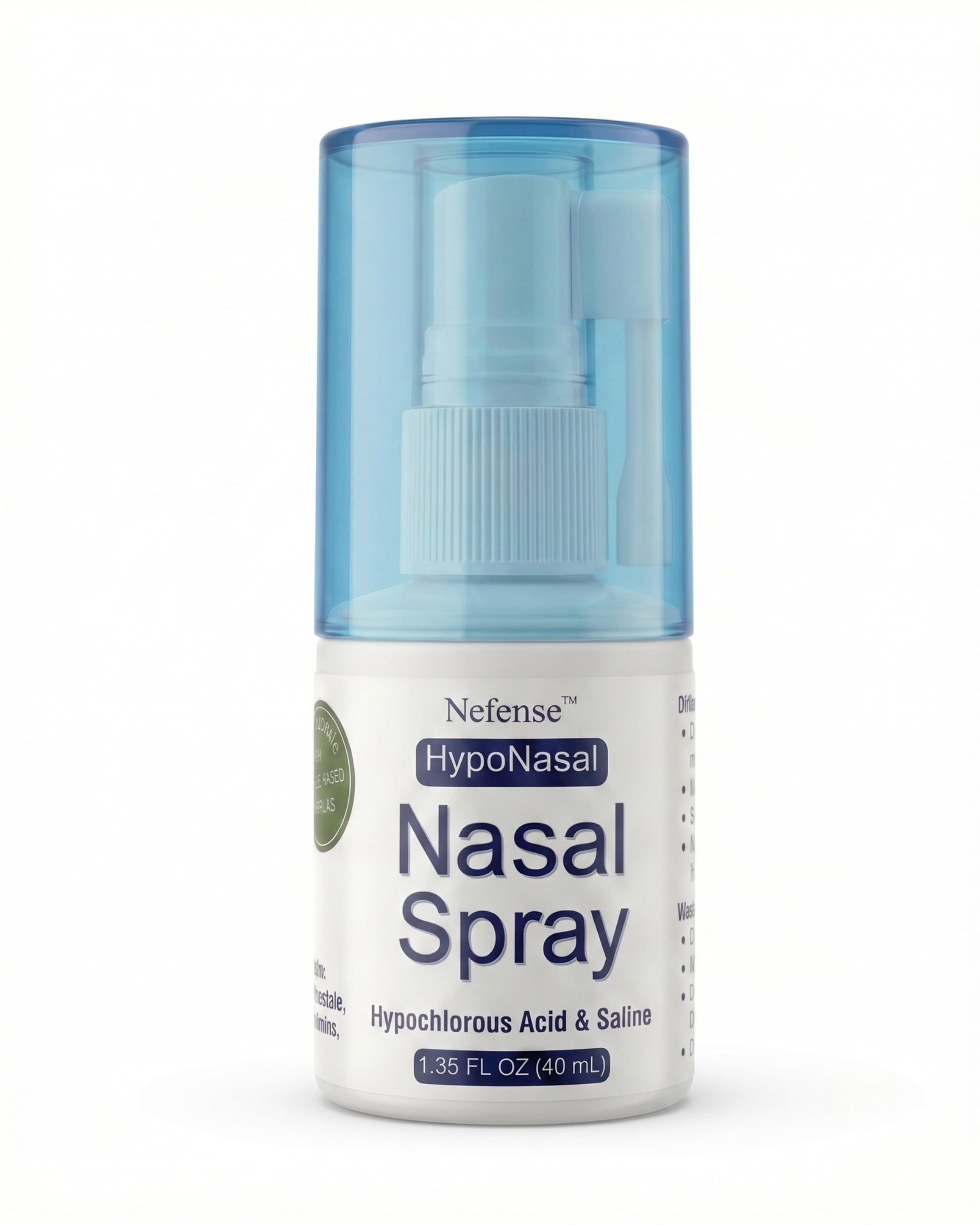 HypoNasal Daily Nasal Spray, Doctor Approved Hypochlorous Acid Antimicrobial Spray Cleanses Irritants Causing Allergies Inflammation Congestion Snoring and Irritation, Sleep, Opens Airways — Amazon image 3