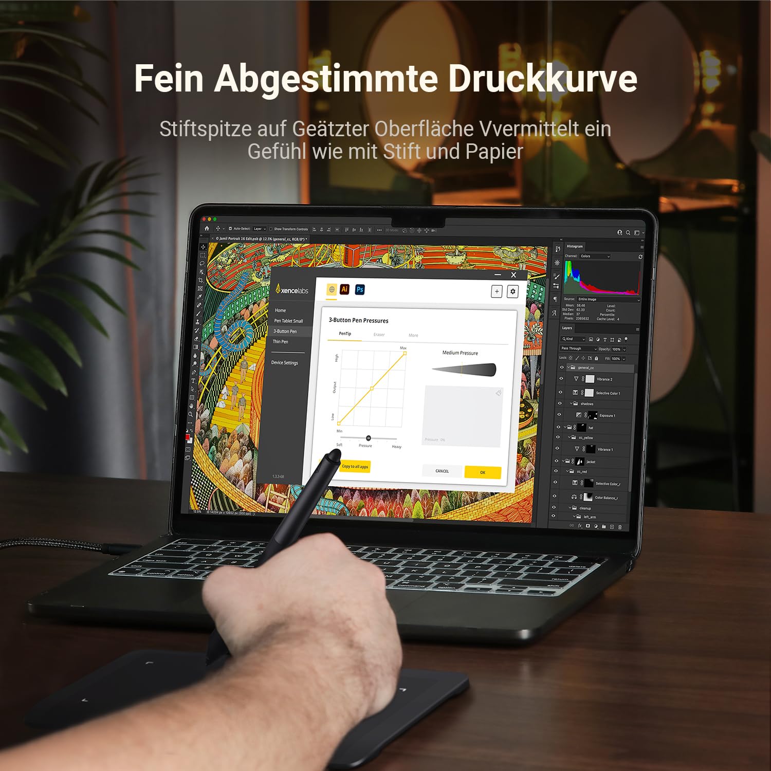 Xencelabs Pen Tablet Small Grafiktablett Wireless Professionelle Zeichentablett Ultradünnes Tragbares Stifttablett mit 2 Stiften 16:9 Zeichenpad Drawing Tablet für Windows-ARM/Windows/Mac/Linux