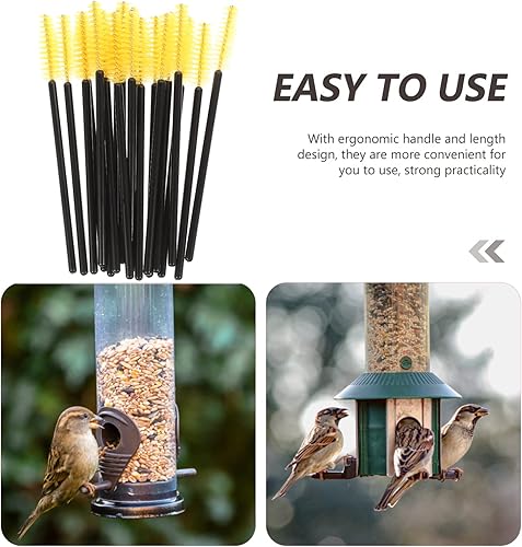 Miniatura 8 de Yardwe Comederos de colibríes, cepillo de limpieza para comederos de colibríes, 20 piezas, mini cepillo de tubo de nailon, piezas de alimentador de