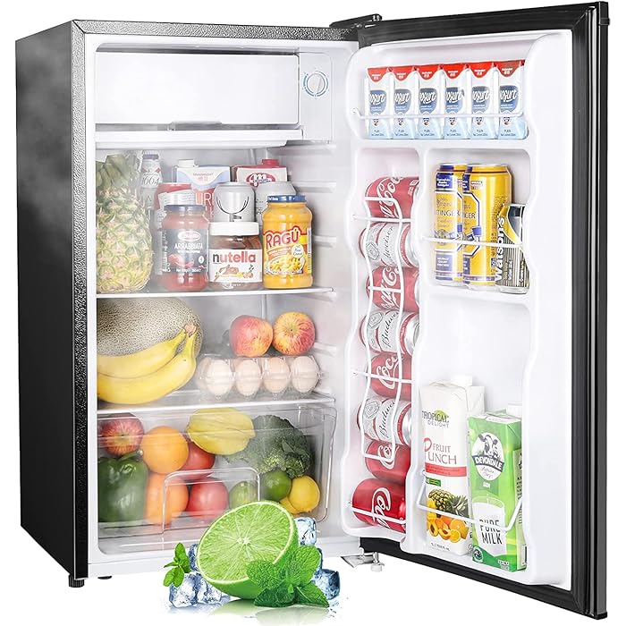 Buy Mini Fridge with Freezer 3.2 Cu.Ft, Single Door Mini Fridge