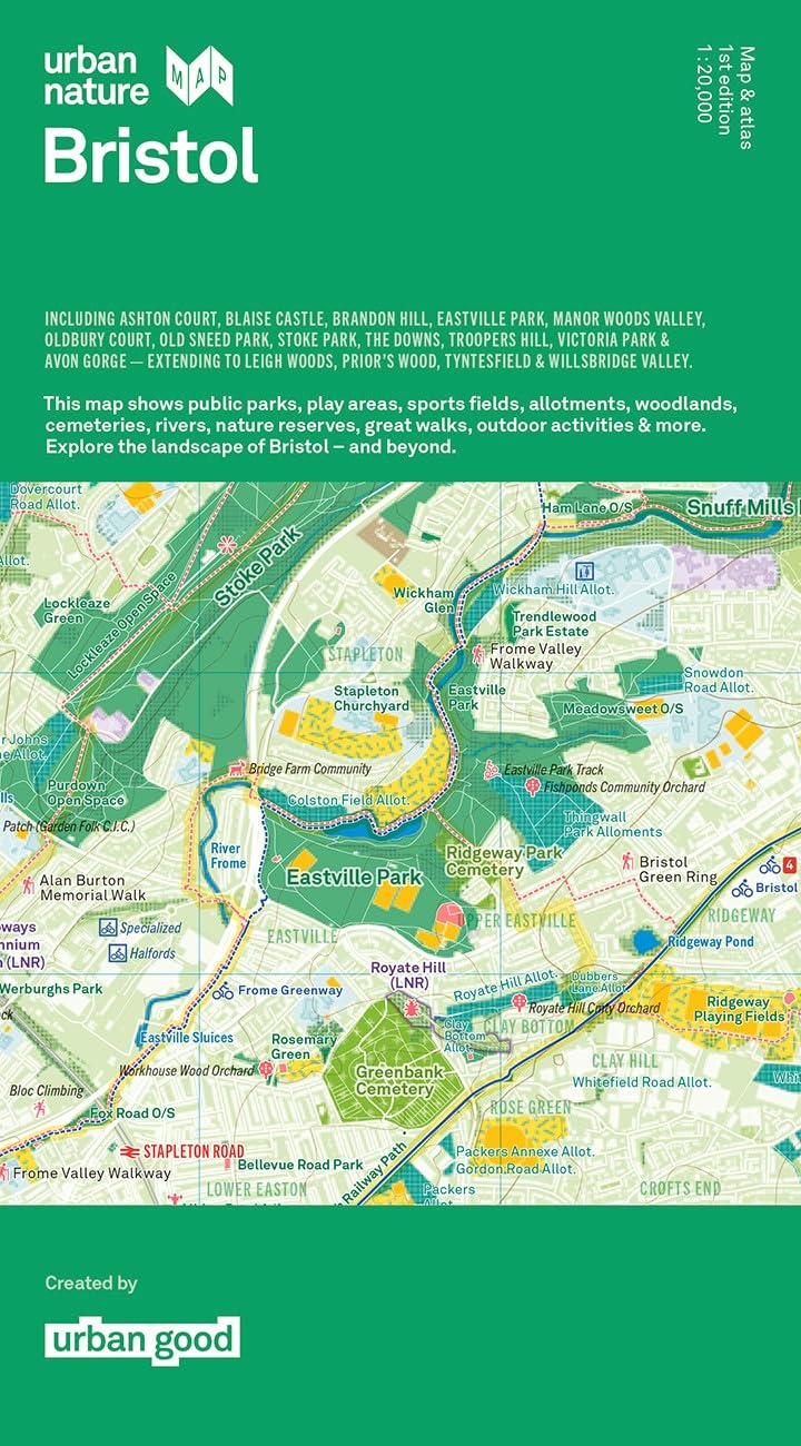 Urban Nature Bristol Map - 9781914432187
