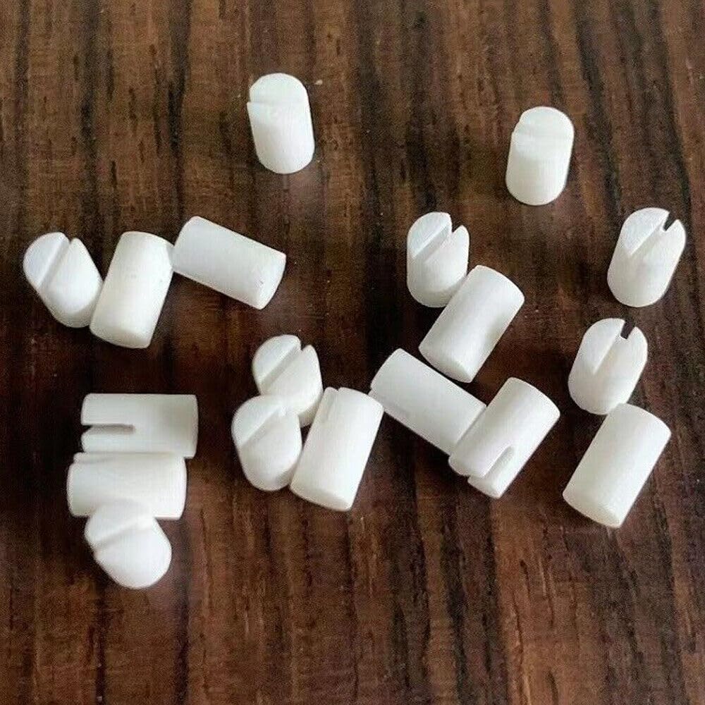 10PCS Bone Fifth-string Nut Fit for Banjo Guitar Luthier Saddle Bridge DIY 3mm 1/8