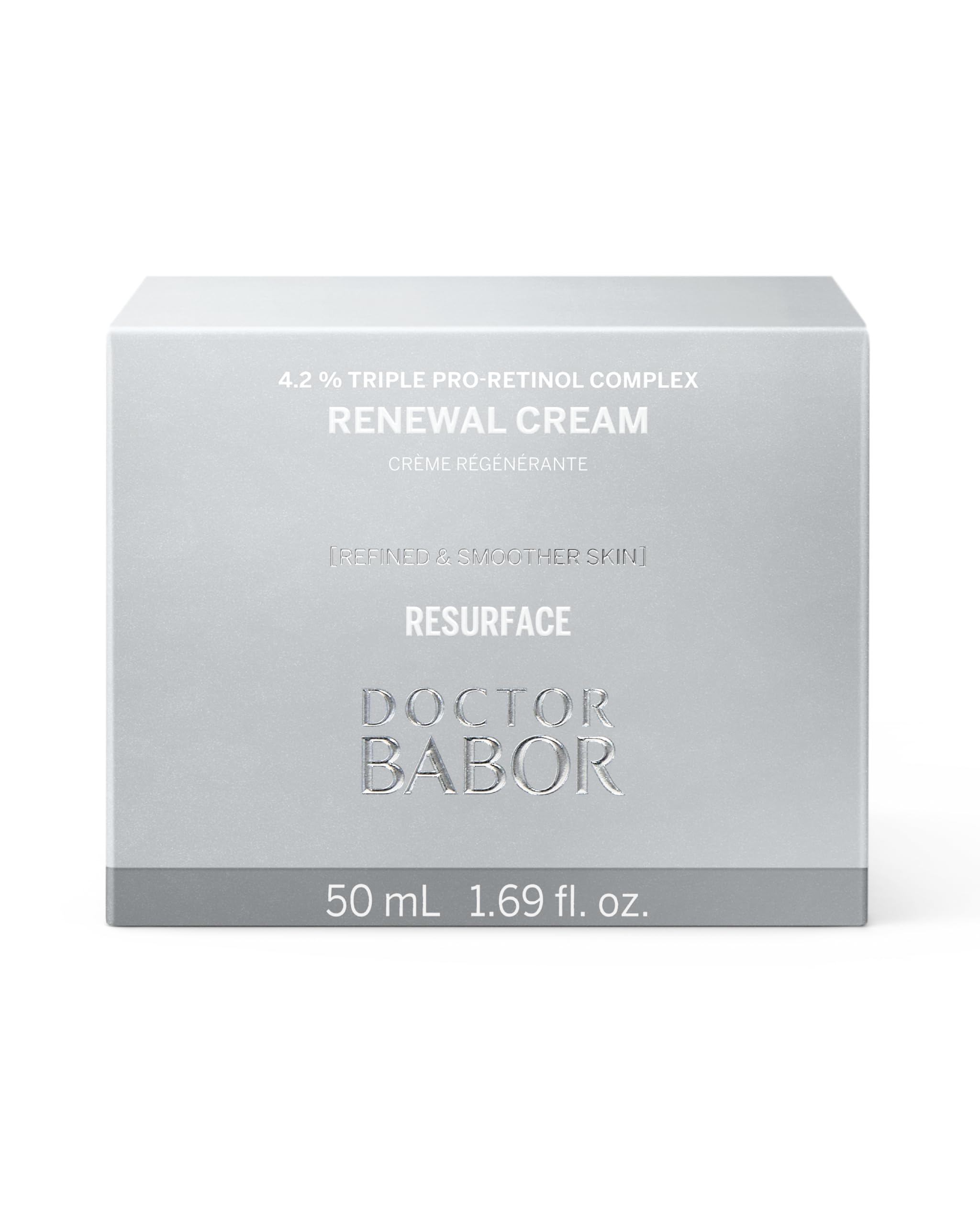 BABOR Renewal Cream with Retinol & Hydrating Complex – Anti-Aging Face Moisturizer for Firmer, Smoother Skin & Luminous Tone, Vegan Clean Formula Made in Germany, Hydrating Day & Night Cream