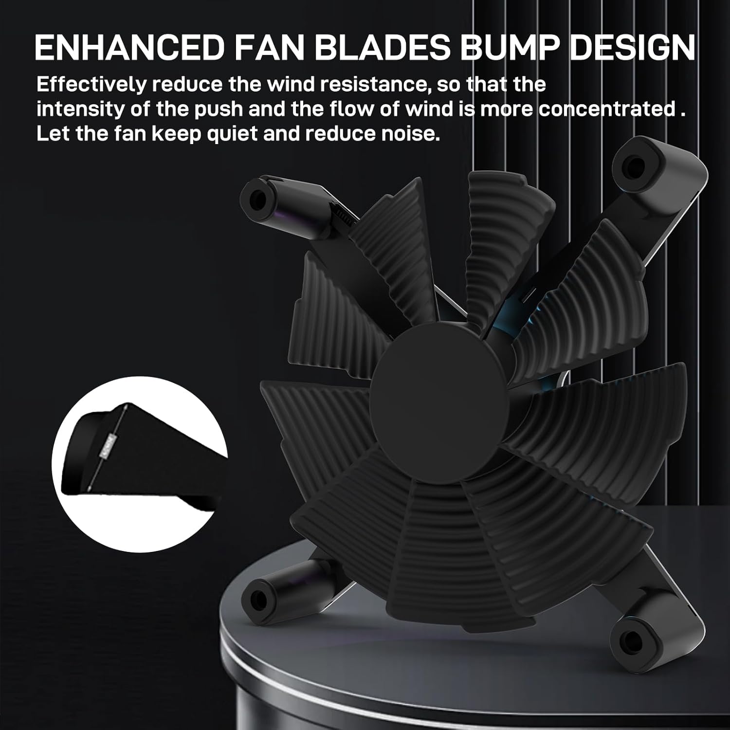 ALSEYE X12 Case Fan ARGB PWM Computer Air Cooling Fan - High Performance Silent Operation 120mm RGB CPU Cooling (Yellow, Standard Blade)