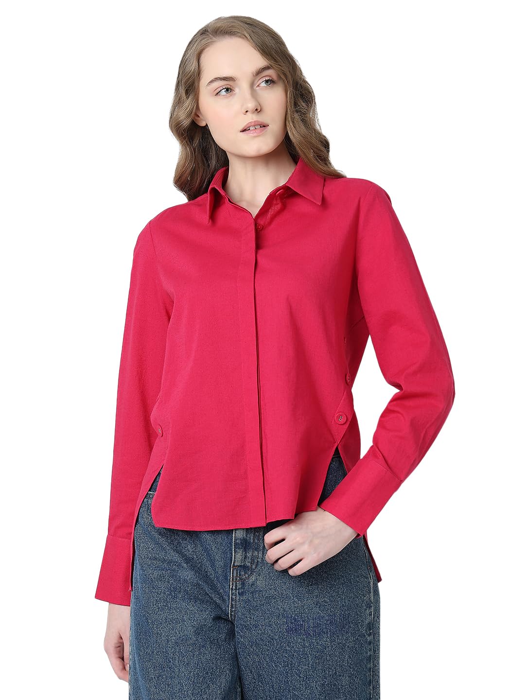 vero moda Women's Regular Fit Casual Shirt-picture-46