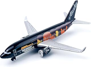 Model Airplane, Alaska Black Livery Aircraft Planes Model Suitable for Collection and Christmas Birthday, Desktop Decor