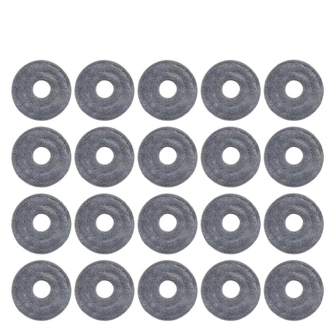 NUCBCULWP Compatible For Roborock，Compatible For Qrevo Master/Slim /V20 / P10S Pro Robot Vacuum Cleaner Parts Rag Mop Pads Accessories(B-20PCS)