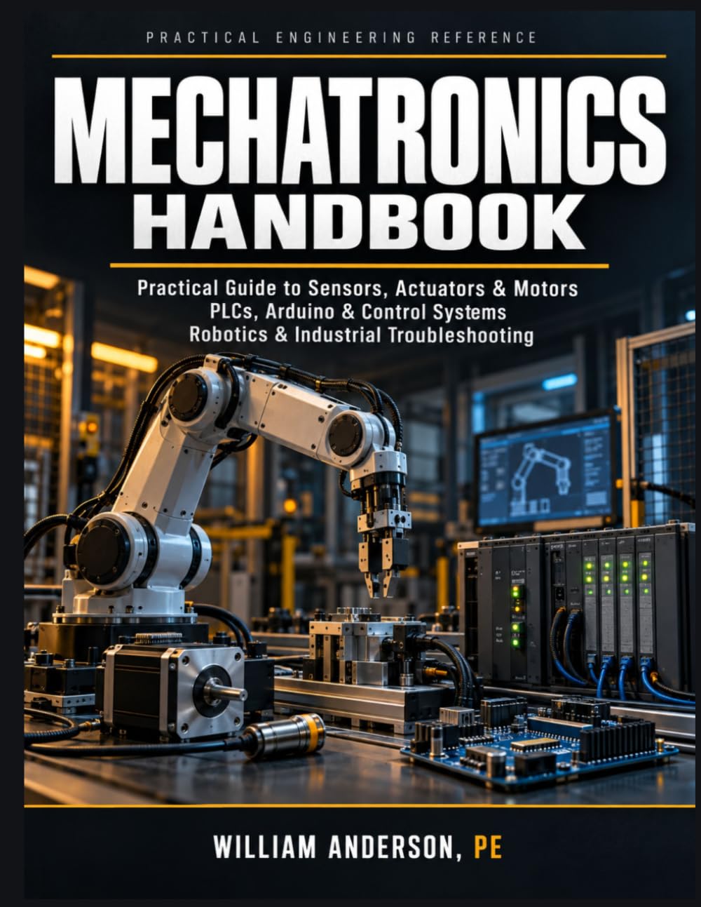 Mechatronics Handbook: Practical Guide to Sensors, Actuators, Motors, PLCs, Arduino, Control Systems, Robotics & Industrial Troubleshooting