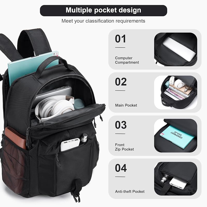 YOODI 45x36x20 Fedélzeti Utazási Hátizsák 30L Vízálló Laptop Backpack 15.6"