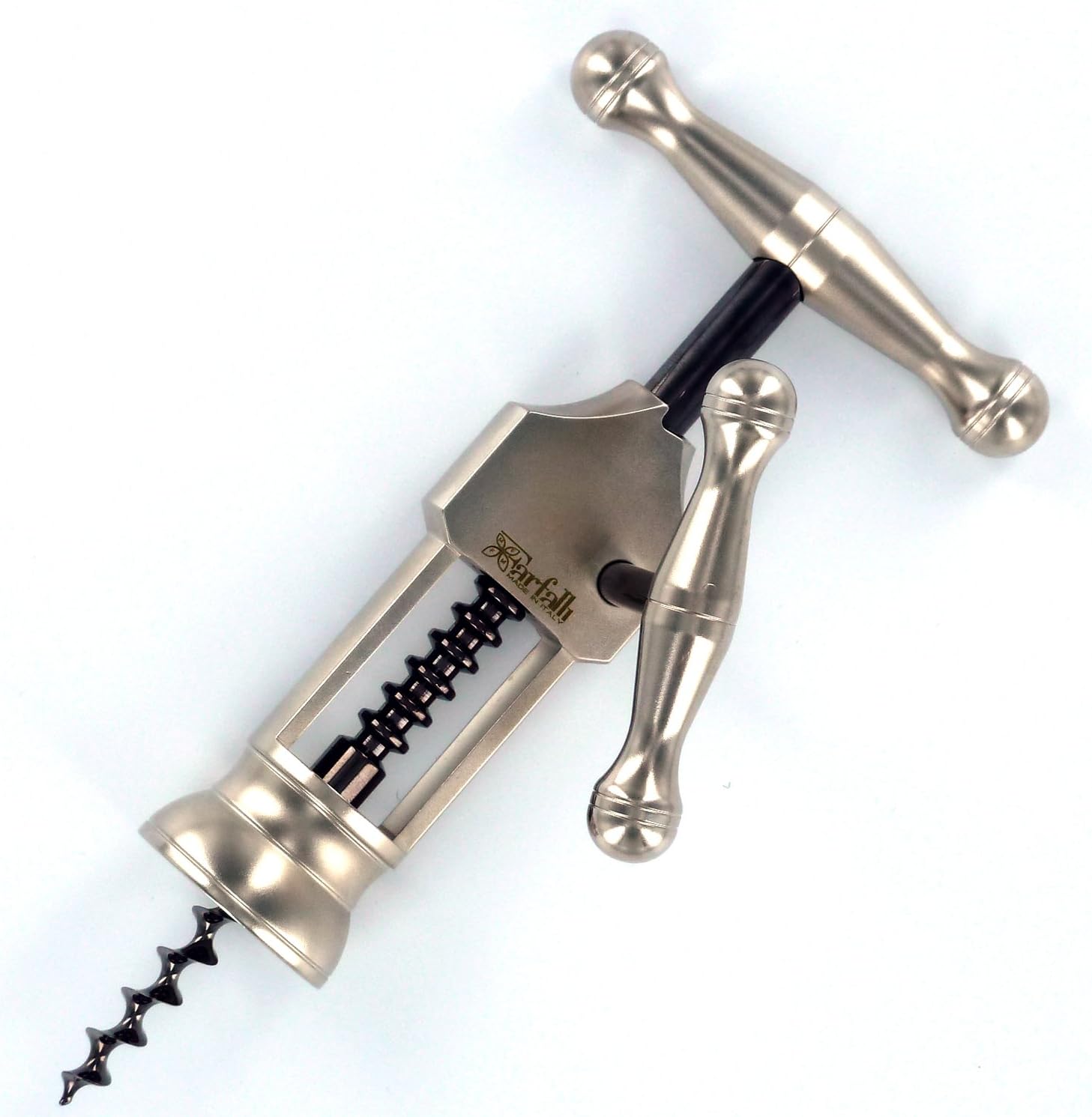 King Corkscrew Satin Silver