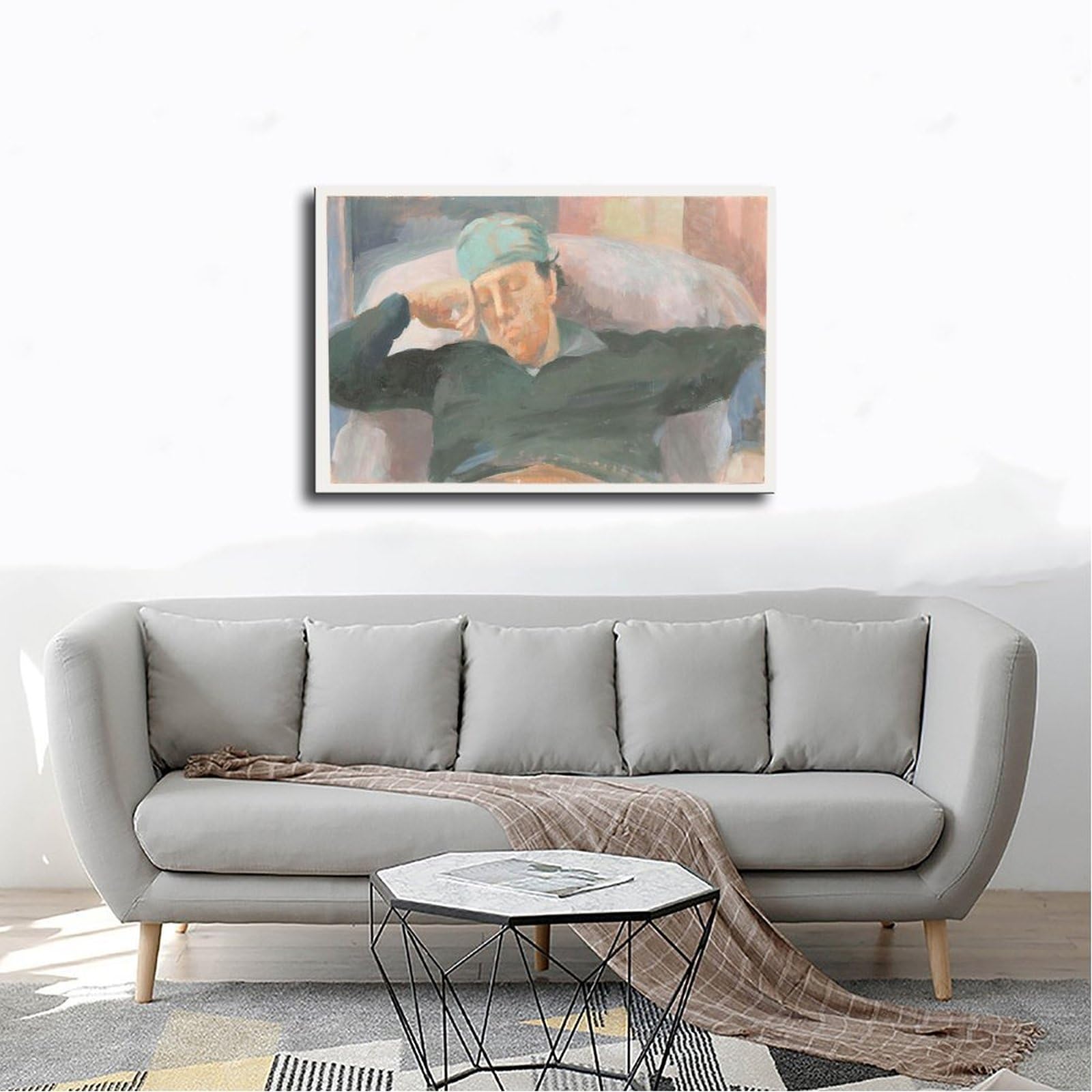 ANFOTCM Bernadette Kelly (b.1933) plakaty na płótnie sztuka ścienna sypialnia biuro pokój dekoracja prezent 60 x 90 cm