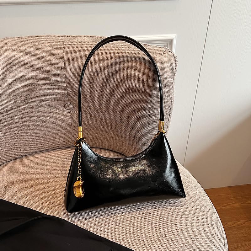 Image of NEBIL Shoulder Bag for Women Small Vintage Shoulder Purse Handbags Retro Purse Cute Clutch Hobo Underarm Bag (Silver)