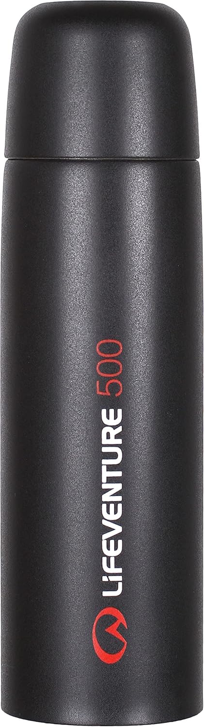 Lifeventure Double Walled Thermally Induced Vacuum Flask - Hot for Up to 8 Hours, Cold for 24 Hours - 500ml