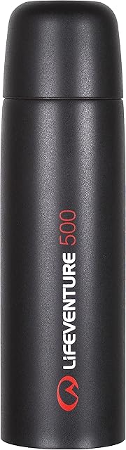 Lifeventure Double Walled Thermally Induced Vacuum Flask - Hot For Up To 8 Hours, Cold For 24 Hours - 500ml