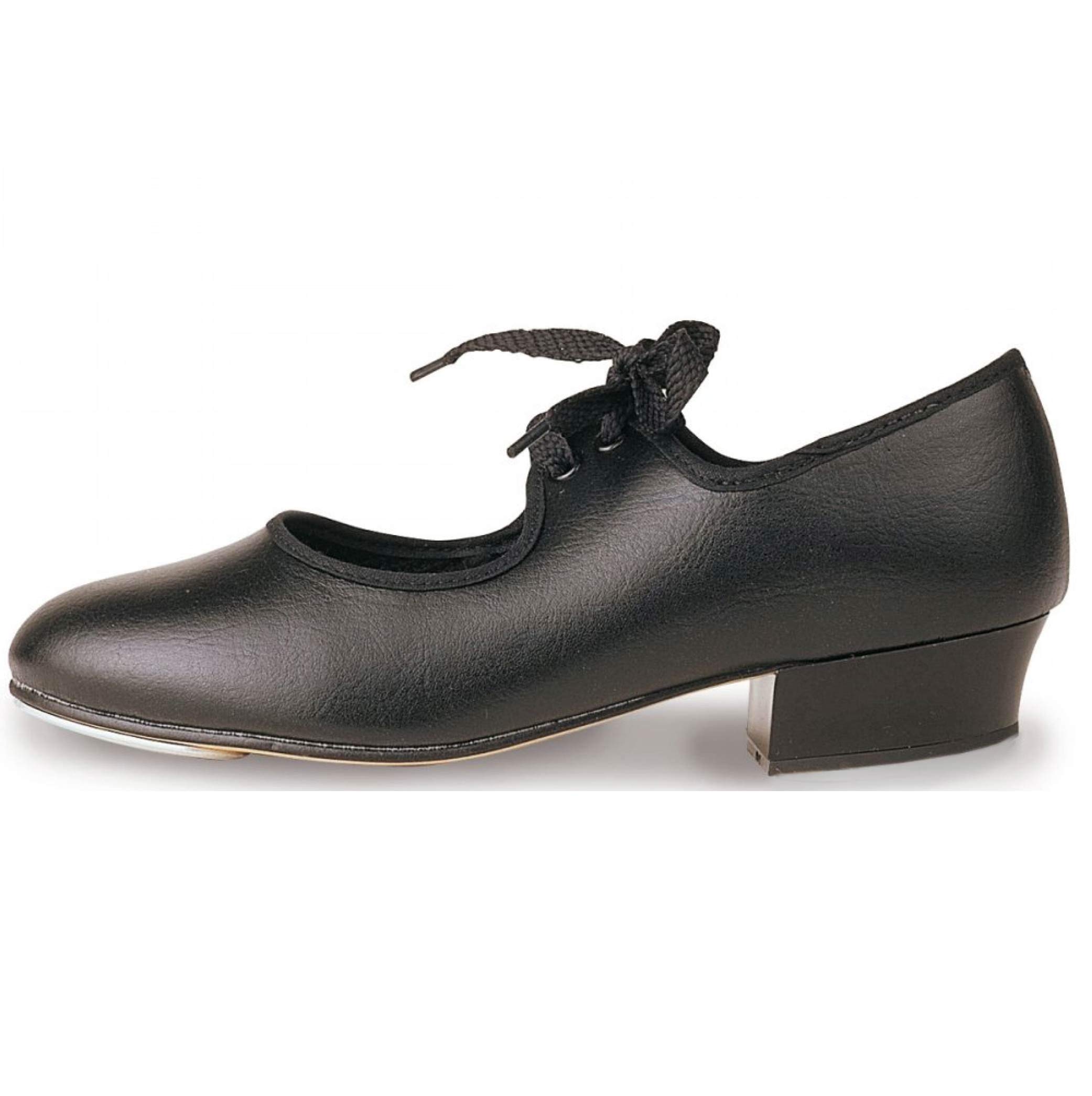 Tappers & Pointers Low Heel Tap Shoes (Toe Taps Only) PU/Canvas Red Black White