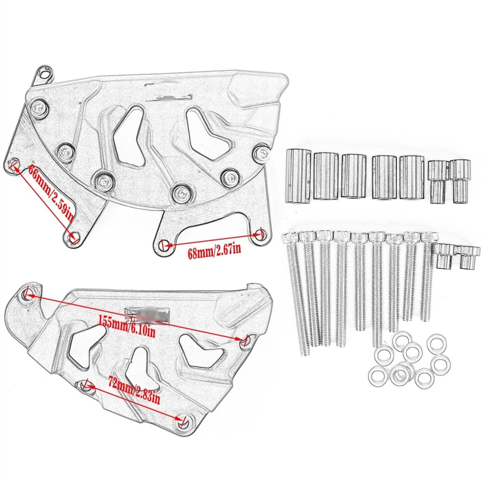 Accessori per motociclette Copertura Della Cassa Dello Statore Del Motore Motociclo Per Yamaha YZF R3 2015 2016 2017 2018