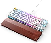Vista 3 de Glorious Teclado para juegos personalizado GMMK 85 TKL teclado mecánico con cable USB C interruptores y teclas intercambiables en caliente RGB