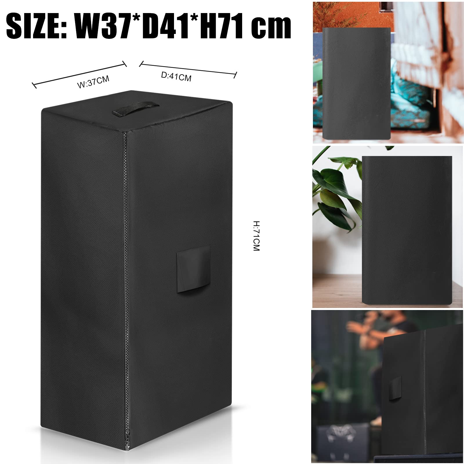 Schleuder Housse de protection pour JBL Partybox 310, JBL Partybox 300 et JBL 200, en tissu Oxford 600D imperméable, housse de haut-parleur, housse de protection contre la poussière, avec poignée