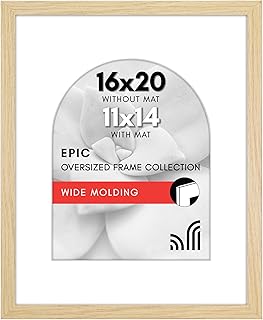 10 Arched Wall Decor Ideas for Soft Architectural Interest 94 Americanflat 16x20 Picture Frame with Arch-Shaped Mat - Use as 11x14 Fra...