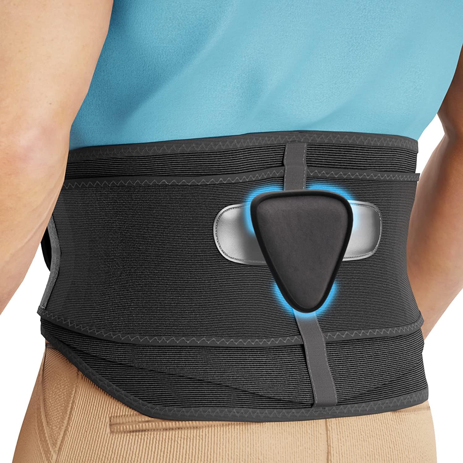 Modvel Lower Back Brace for Men and Women – Back Support Belt for Pain Relief, Herniated Disc, Sciatica, Scoliosis – Lumbar Compression Brace