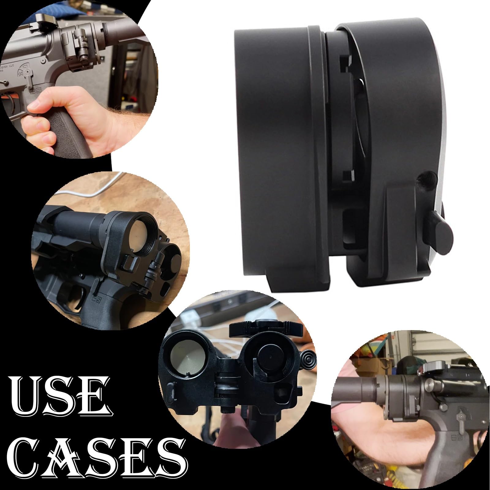 Kit de Adaptador de Culata Plegable para Fusiles Multi-Calibre, Diseño de Tercera Generación para Instalación Rápida en Plataformas .308 y 5.56, Incluye Mecanismo de Plegado y Herrajes