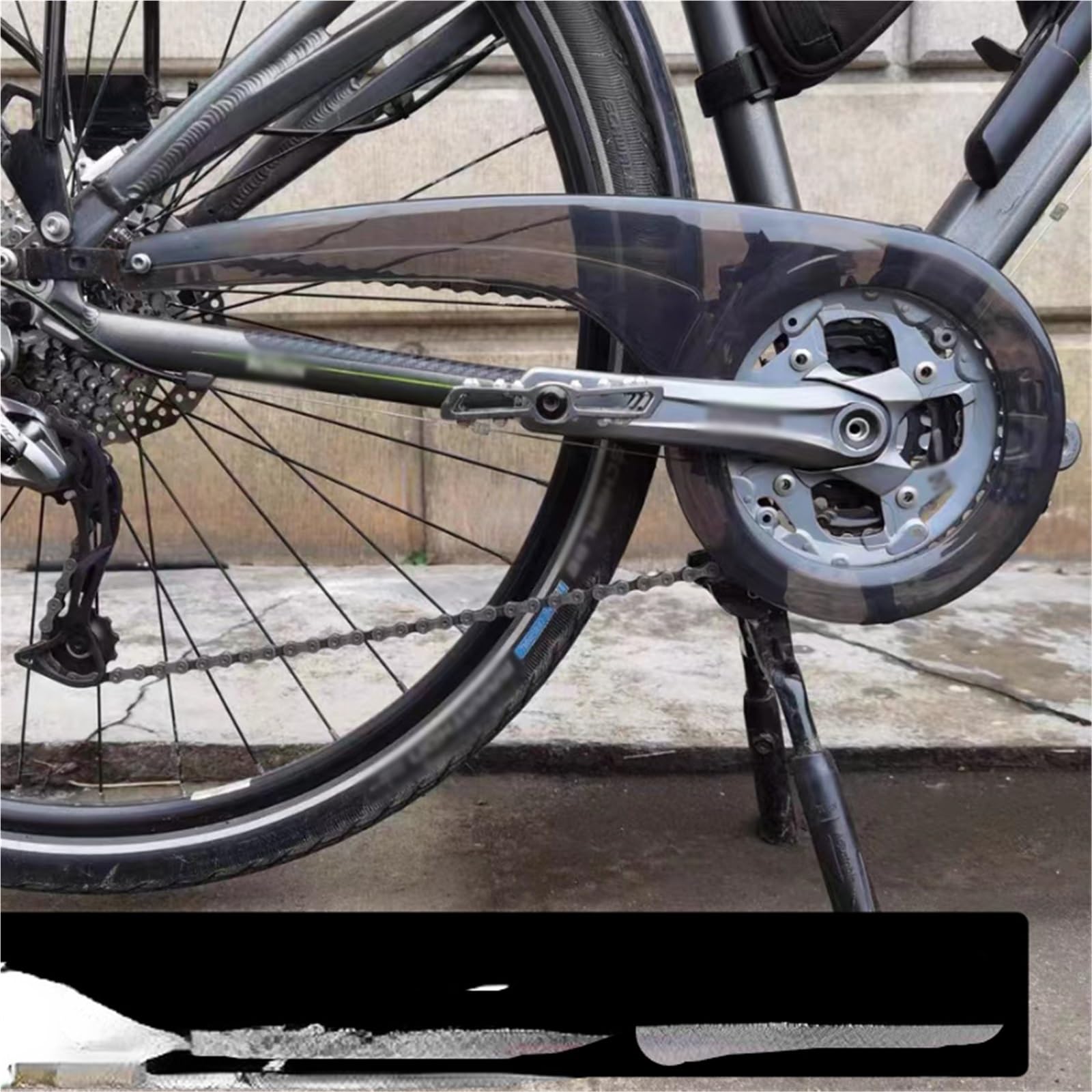 Copricatena Bicicletta 1 Set Protezione Catena Bici Universale ad Alta Resistenza for corone 40-46 Denti pignone guarnitura Accessori di Protezione Bicicletta