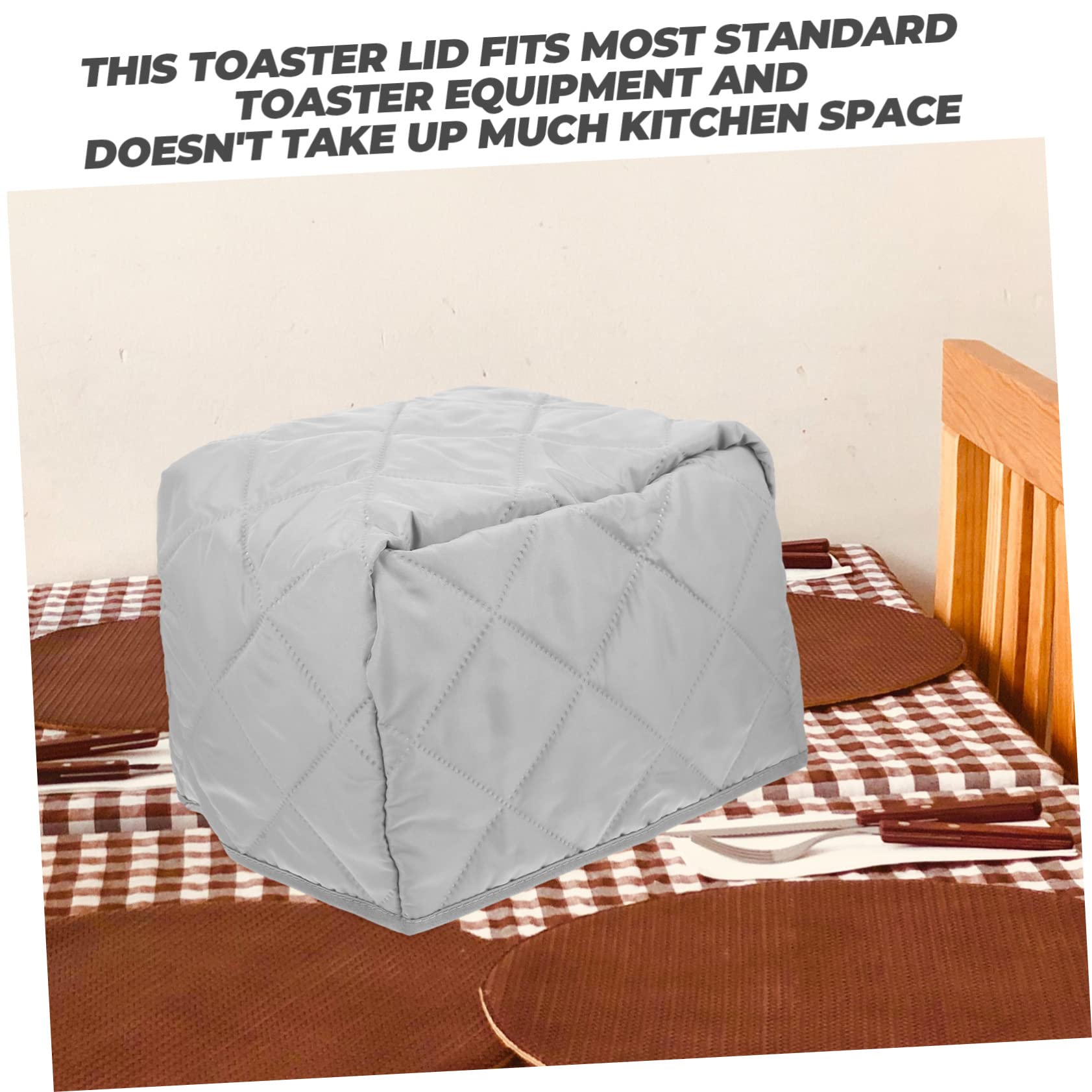 ABOOFAN 2 Pz parapolvere macchina del pane Copertura antipolvere per tostapane Copertura per tostapane resistente all'usura e per elettrodomestici da cucina cappotto Grey