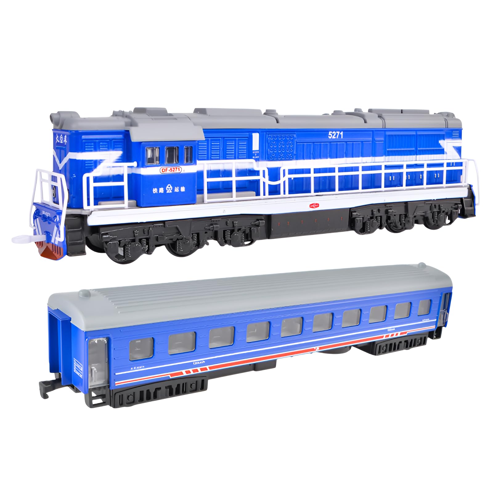 Qiukala Shinkansen Toy, Chinese Renaissance Edition, Freely Connected Rail, Safe Education, Birthday Gift, Rust Prevention, Durable Design, Improves Spatial Awareness, 1:120 Scale Double Section : Toy