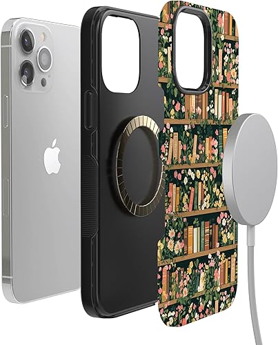 Miniatura 1202 de Casely Funda para iPhone 13 Pro Max Jardín dorado Floral de girasol amarillo Compatible con MagSafe Diseño protector audaz Jardín Dorado