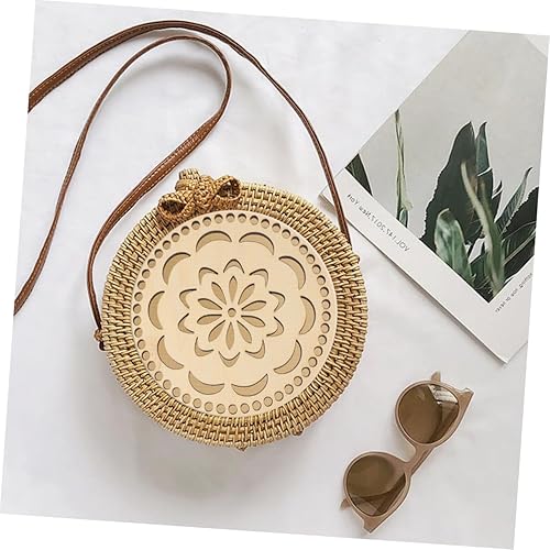 Miniatura 9 de EXCEART 4 piezas de bolsa de base moldeadora de bolsa de boda material moldeador de parte inferior accesorios de bolsa de bricolaje tablero redondo