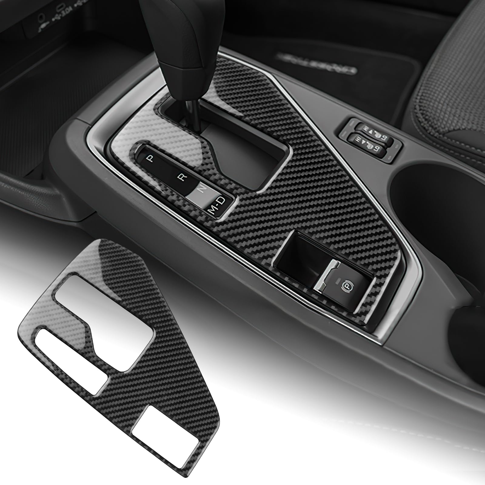 Reale Morbida Fibra di Carbonio RHD LHD Adesivo Per Subaru Crosstrek/Impreza 2024 2025 Auto Pannello Del Cambio Interni Trim Accessori  34