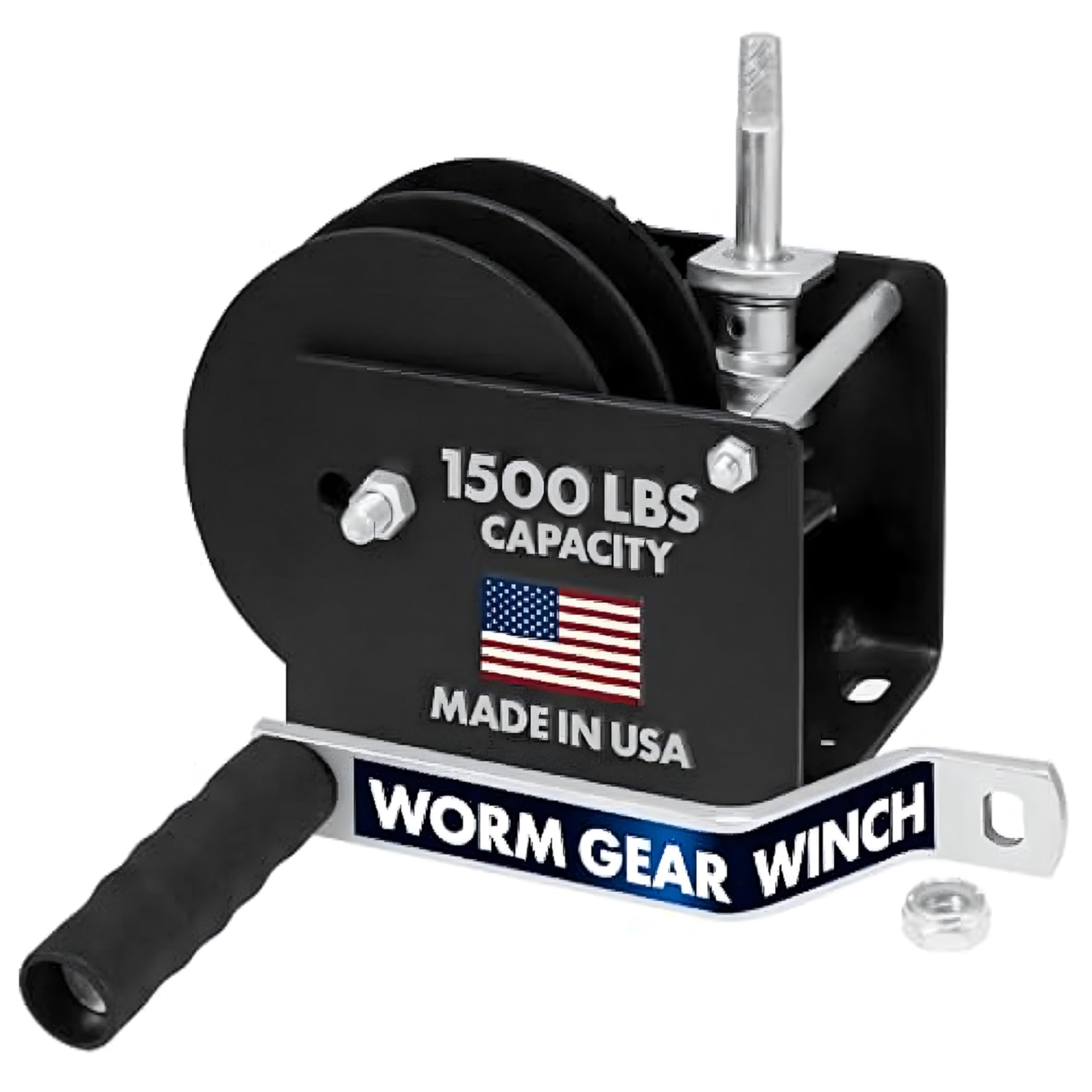 Dutton-Lainson Worm Gear Winch - 1500 lb Capacity -8