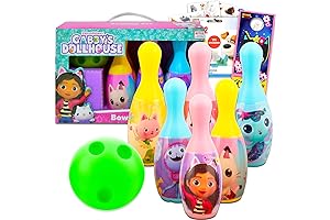 DreamWorks Gabby’s Dollhouse Bowling Set for Kids
