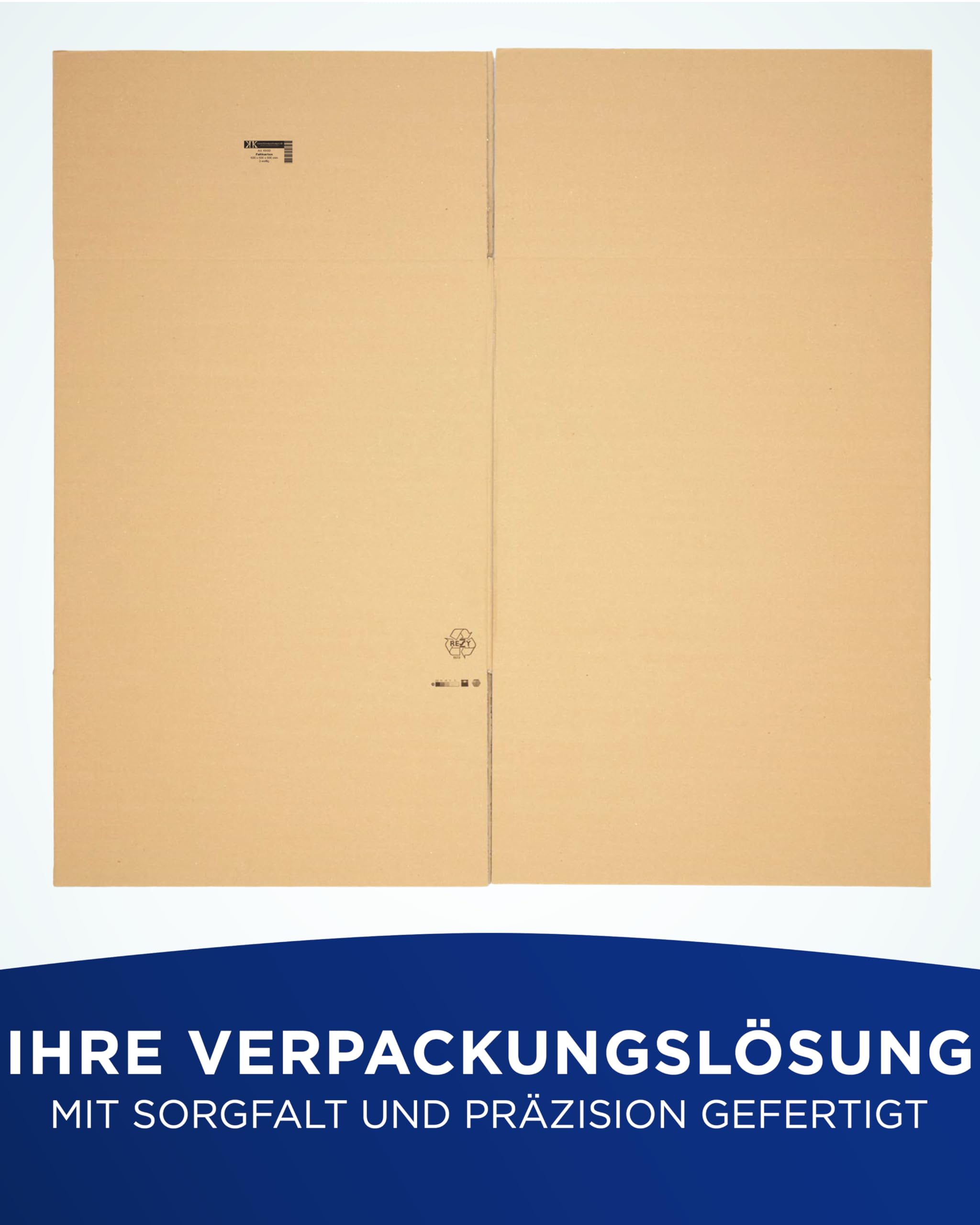 KK Verpackungen Versandkartons 600 x 600 x 600 mm Braun 2-wellig (Innenmaß 586 x 583 x 574 mm) | 10 Stück, Faltkartons Kartons für Versand als DHL Paket Hermes Paketklasse L DPD GLS Paketklasse XL