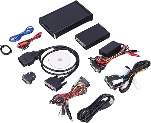 Keenso Kit de ajuste de ECU para coche, universal 12V24V coche en línea ECU programación herramienta de diagnóstico V2.8 Kt V7.020 OBD2 PCB rojo