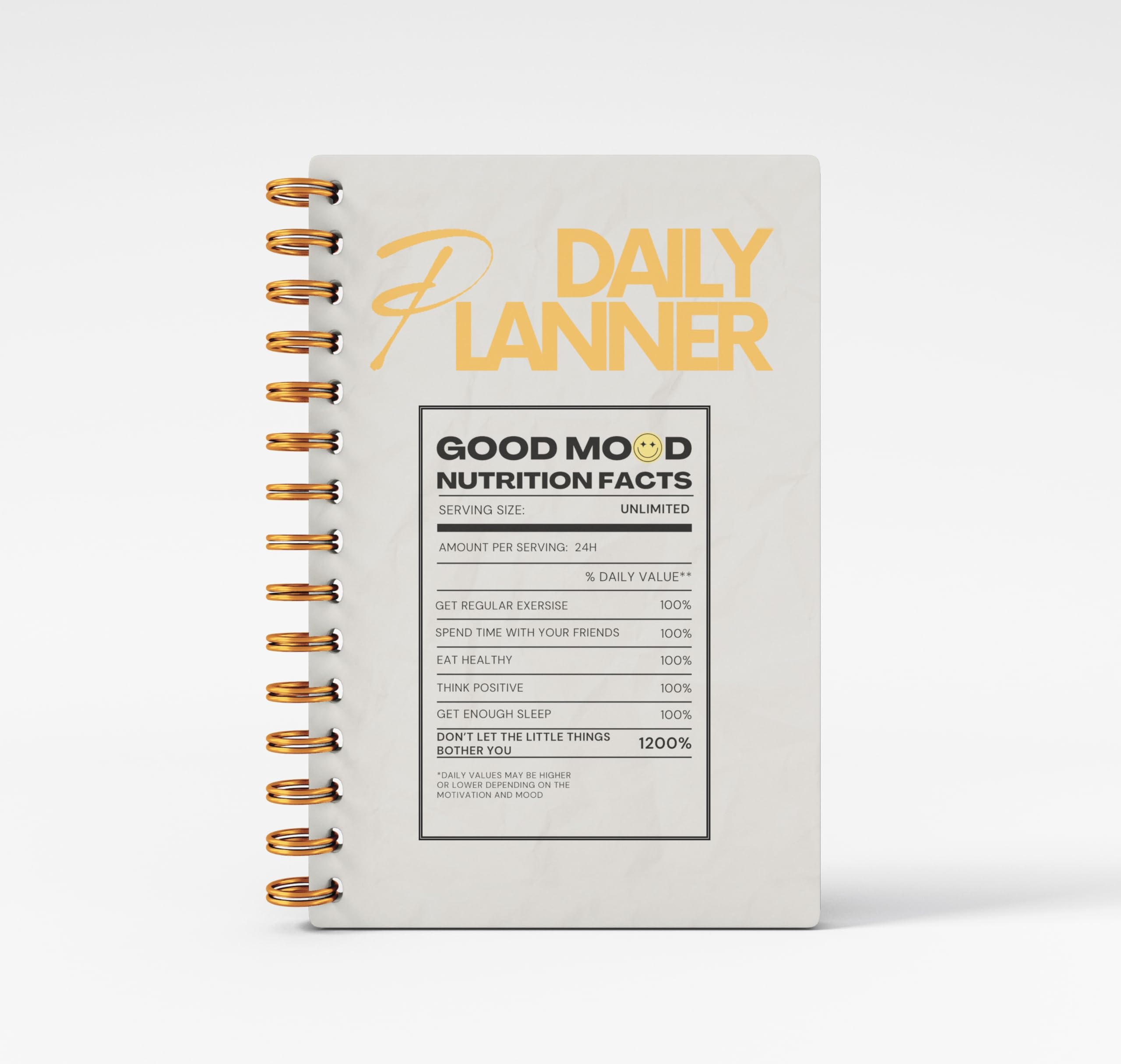 Amazon.com : Daily Planner Undated, To Do List Notebook, Spiral ...