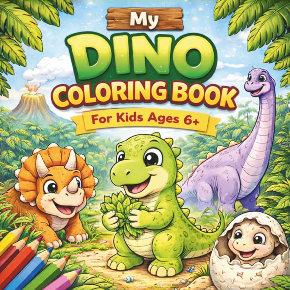 My Dino Coloring Book: Explore the World of Dinosaurs!