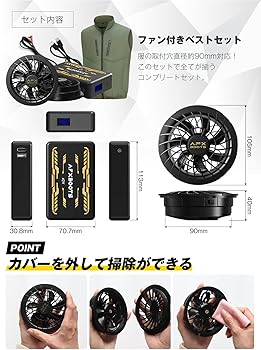 6L☆コンプリートセット☆ 6L ☆ファン付き☆ベスト☆大きいサイズ 0000306133000.jpg