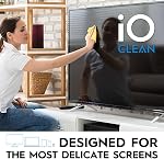 Screen Cleaner Spray (16oz) – Best Large Cleaning Kit for LCD LED OLED TV, Smartphone, iPad, Laptop, Touchscreen, Computer Monitor, Other Electronic Devices – Microfiber Cloth Wipes and 2 Nozzles