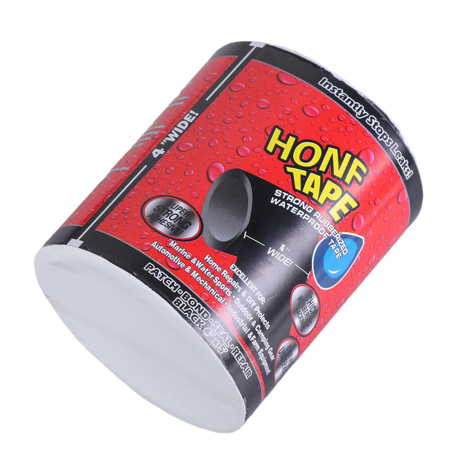 Portable sealing tape accessory for roof pipes boast high temperature resistance and long time use resistance tape