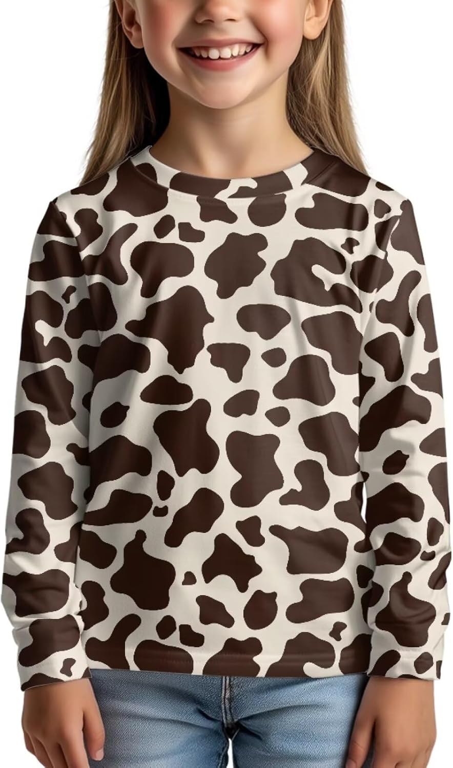 Renewold Boys Girls Tees Kids T-Shirt Long Sleeve Crewneck T Shirts Casual Athletic Tops Clothing for Home School Travel - Image 4